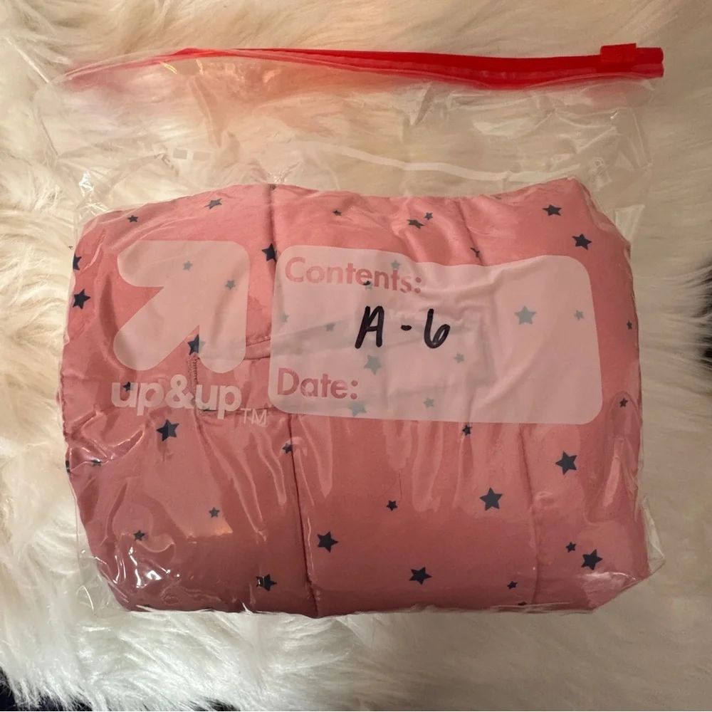 GAP Pink and Black Quilted Puffer‎ Vest